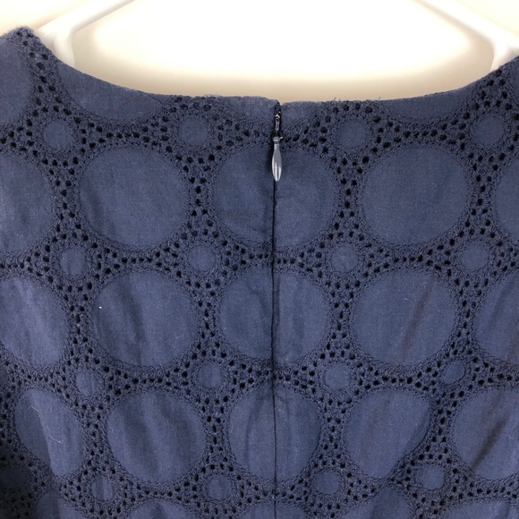 Banana Republic Navy Blue 100% Cotton Dress - Picture 3 of 9